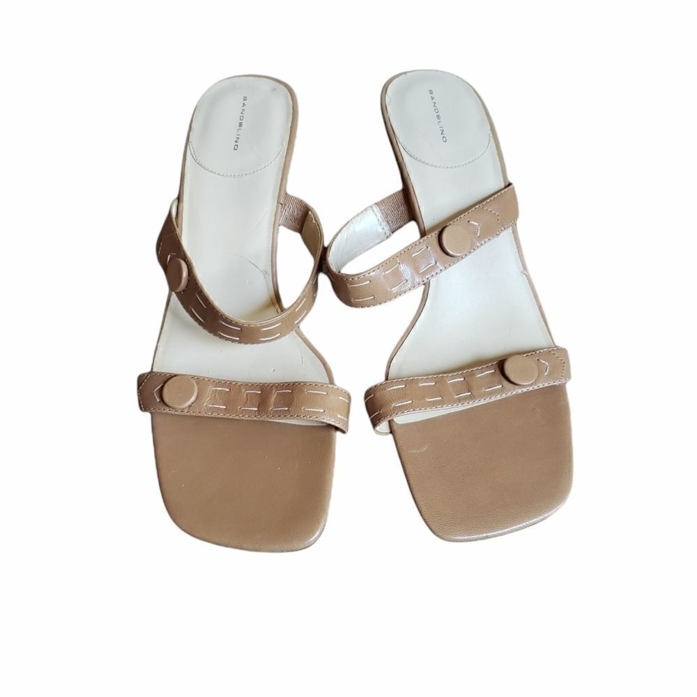 Bandilono leather sandals, tan, 8.5